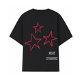 Three Stars Red Tee